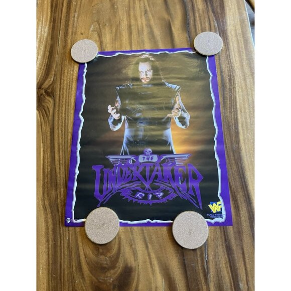 The Undertaker Vintage WWF Wrestling Poster 16" x 20" NEW / Sealed - Picture 2 of 9
